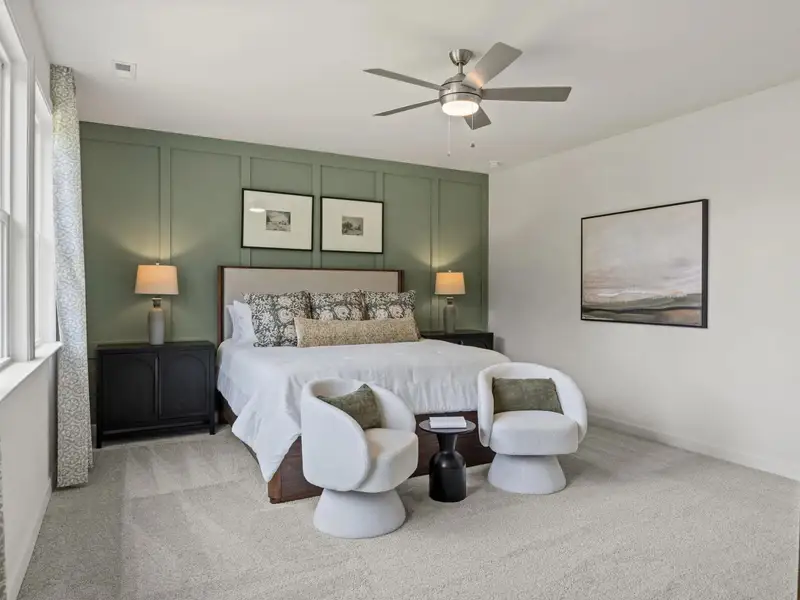 Furnished interior in a model home at Windgate in Mooresville (Image 8). Furnished interior in a model home at Windgate in Mooresville (Image 8).