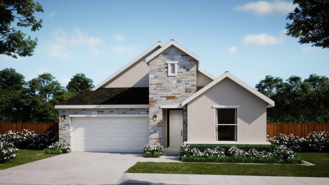 Elevation C | Ethan | Sage Collection – Freedom at Anthem in Kyle, TX by Landsea Homes