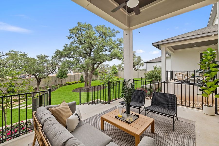 Exterior details of a home in Arbor Collection At Wolf Ranch, Georgetown (Image 3).