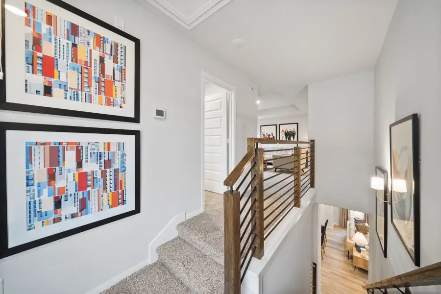 Furnished interior in a model home at Liberty Estates in Cleveland (Image 23). Furnished interior in a model home at Liberty Estates in Cleveland (Image 23).