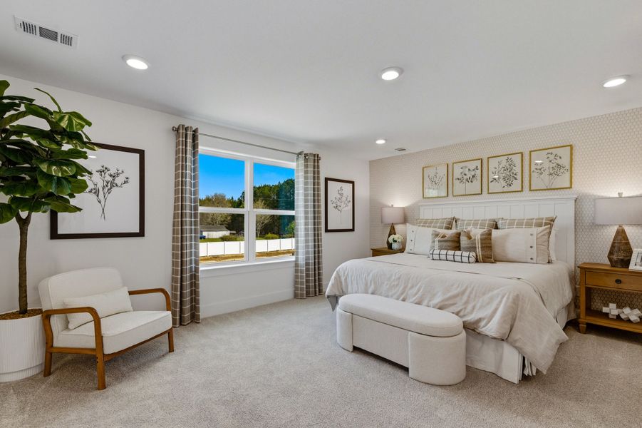 Furnished interior in a model home at Somerset: Essentials in Myrtle Beach (Image 5).