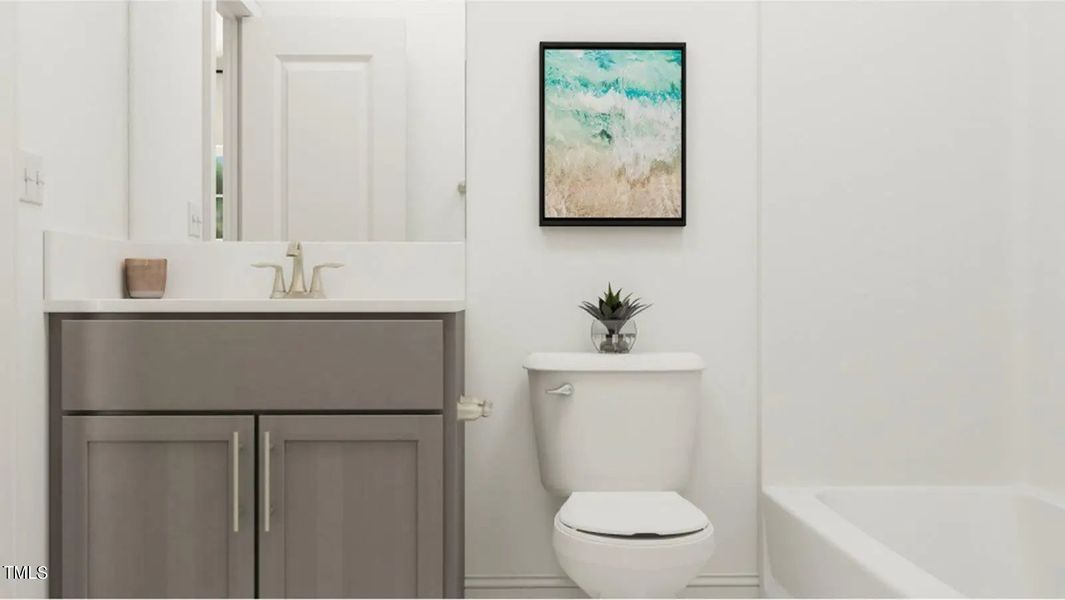 Furnished interior in a model home at Retreat at Robertson: Summit in Knightdale (Image 6).