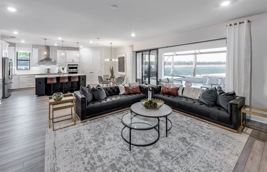 Open concept living by one of the top home builders in Sarasota