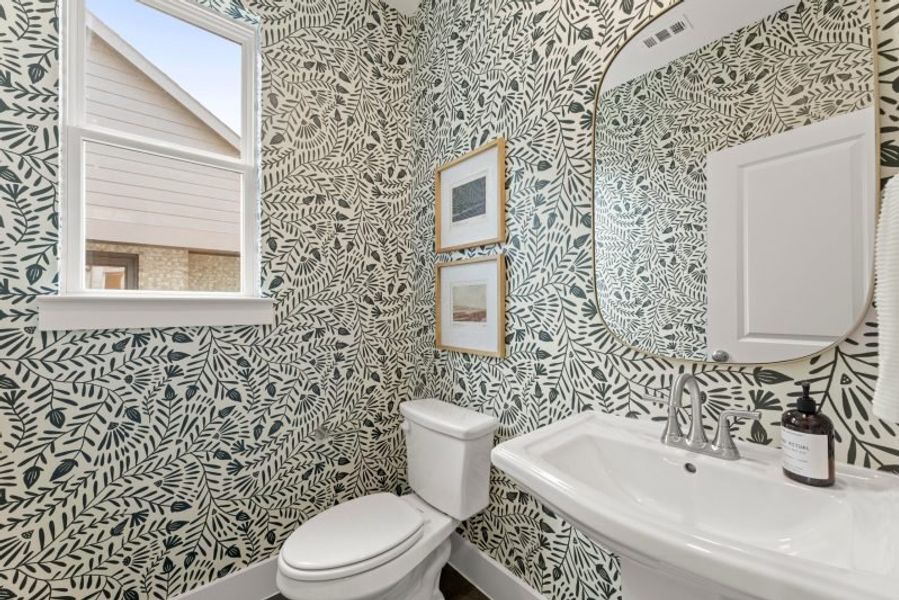Furnished interior in a model home at Talia in Mesquite (Image 30).