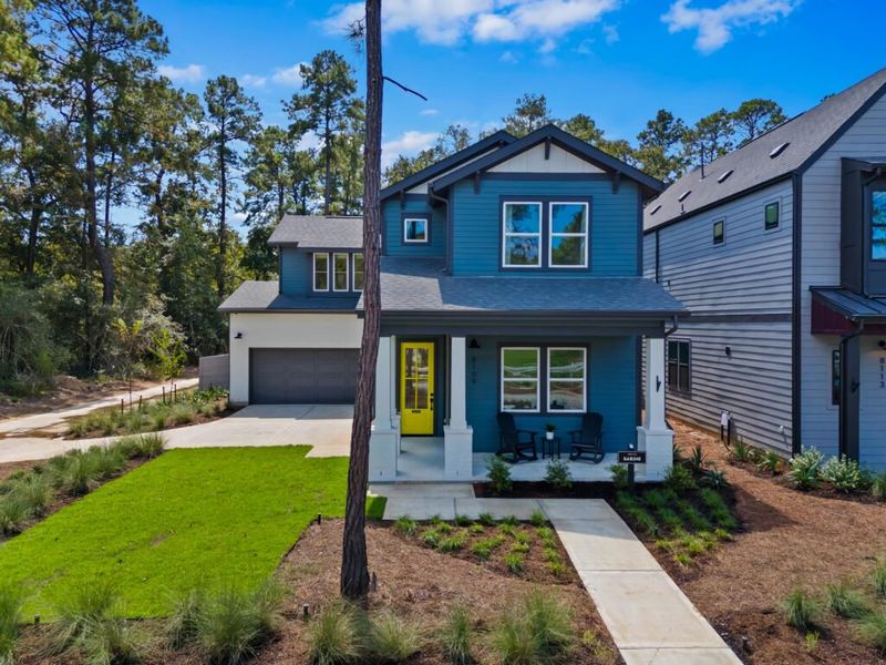 Front exterior of a home in the Two Step Farm community, located in Montgomery, TX (Image 6).