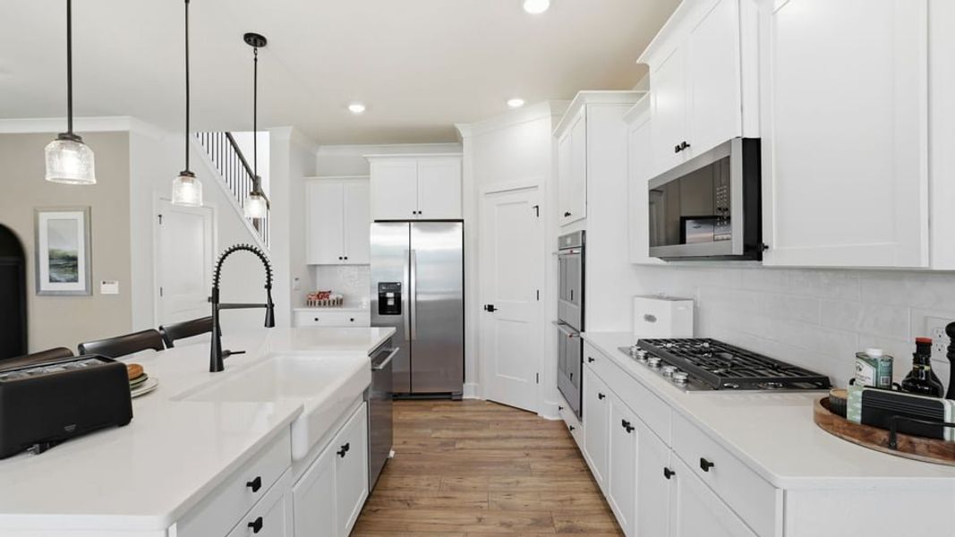 Furnished interior in a model home at Harrison Valley in Simpsonville (Image 9).