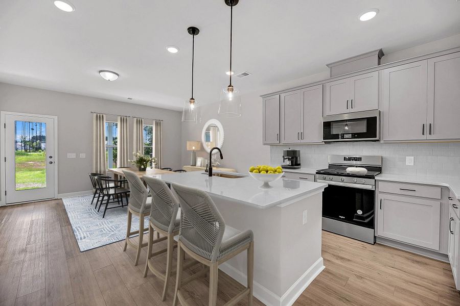 Furnished interior in a model home at Hammock Walk at Nexton in Summerville (Image 29).