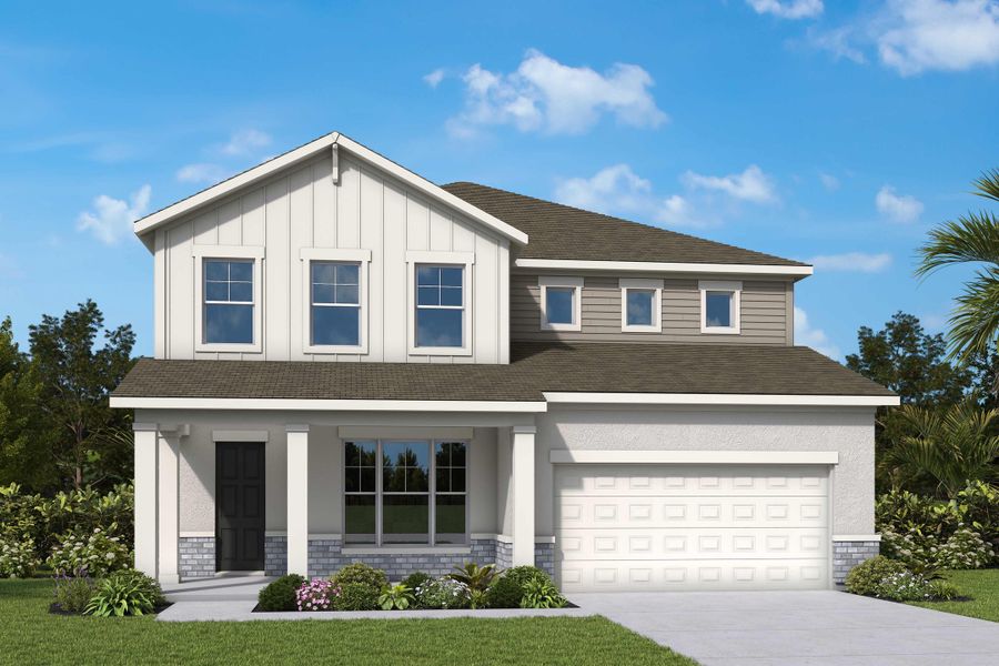 Front exterior of a home in the Lakeside at Satilla community, located in St. Cloud, FL (Image 5).