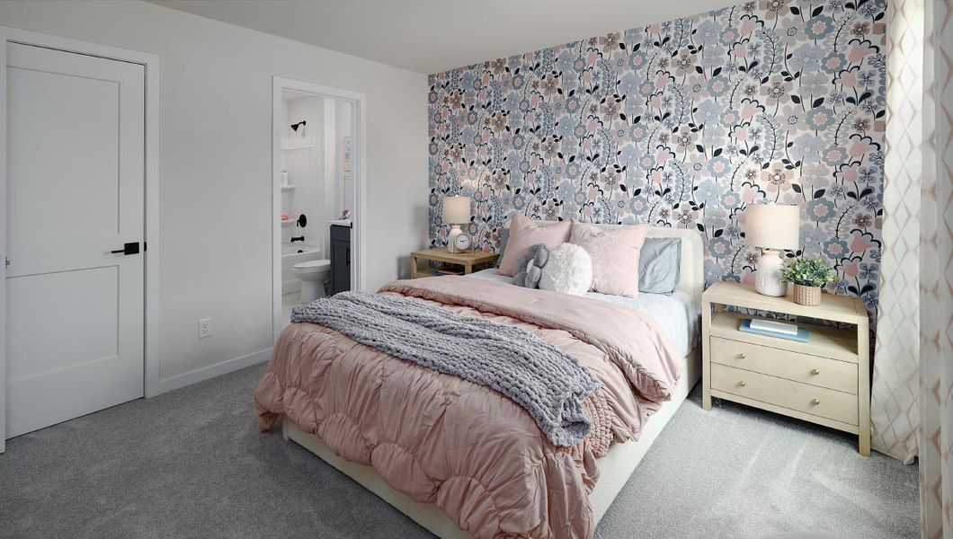 Furnished interior in a model home at Sanctuary at Southgate in Indian Trail (Image 31). Furnished interior in a model home at Sanctuary at Southgate in Indian Trail (Image 31).