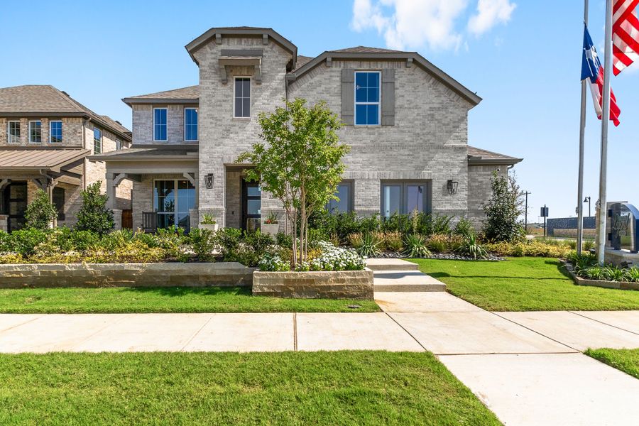 Plan 1542 front elevation by American Legend Homes