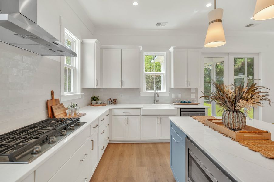 Furnished interior in a model home at Beaufort County Homes in Beaufort (Image 13).