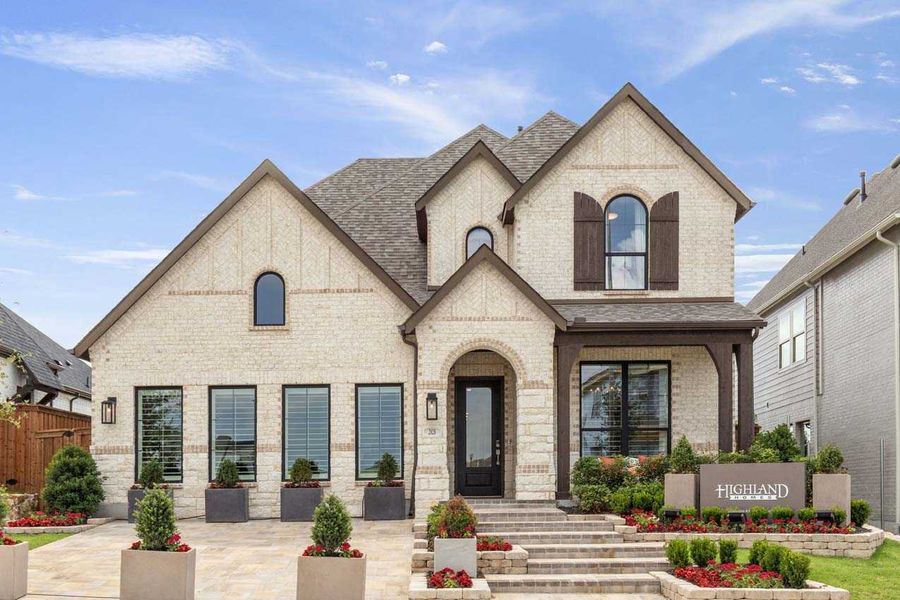 Front exterior of a home in the Walsh: Artisan Series - 50' lots community, located in Aledo, TX (Image 3).