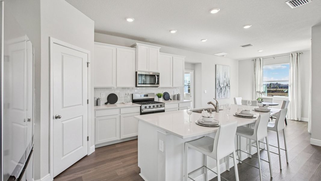 Furnished interior in a model home at Archer at Two Rivers in Zephyrhills (Image 7).