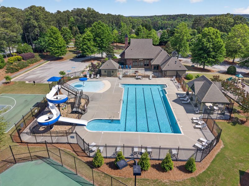 Resort style pool Resort style pool