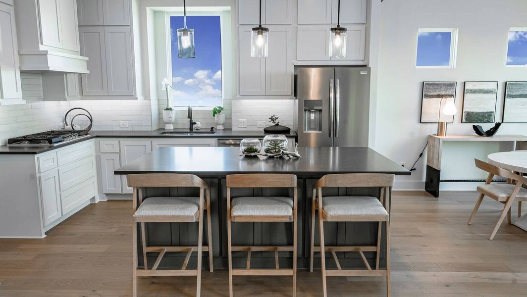 Furnished interior in a model home at Summit Parks in DeSoto (Image 4).