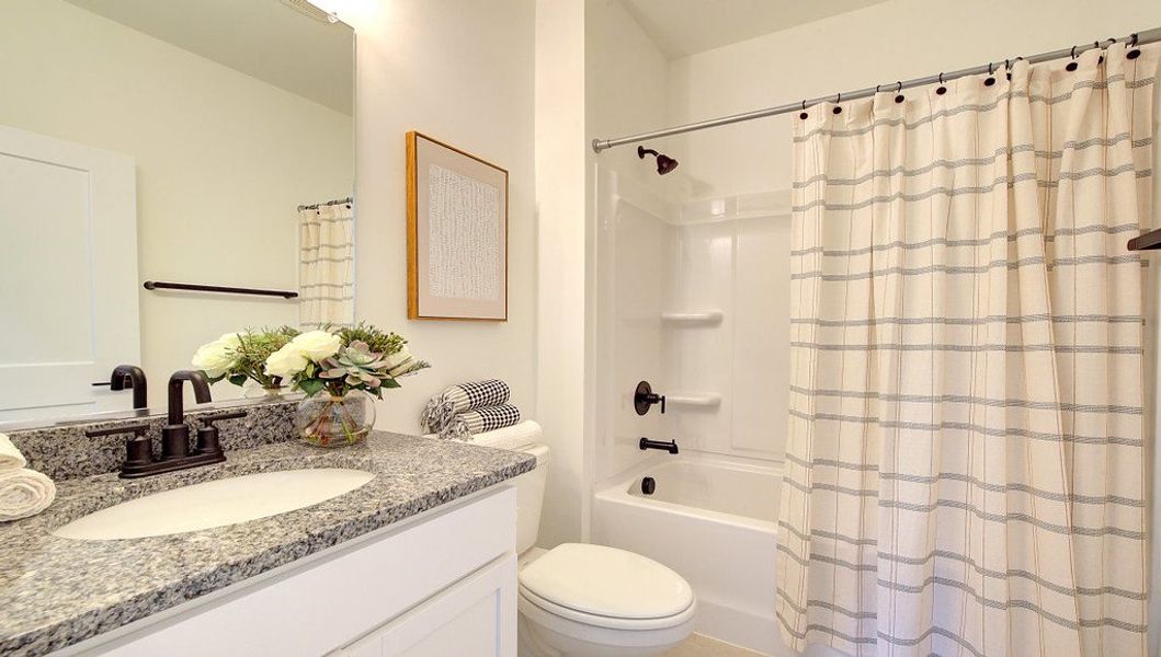 Furnished interior in a model home at Pleasant Grove in Weaverville (Image 30).