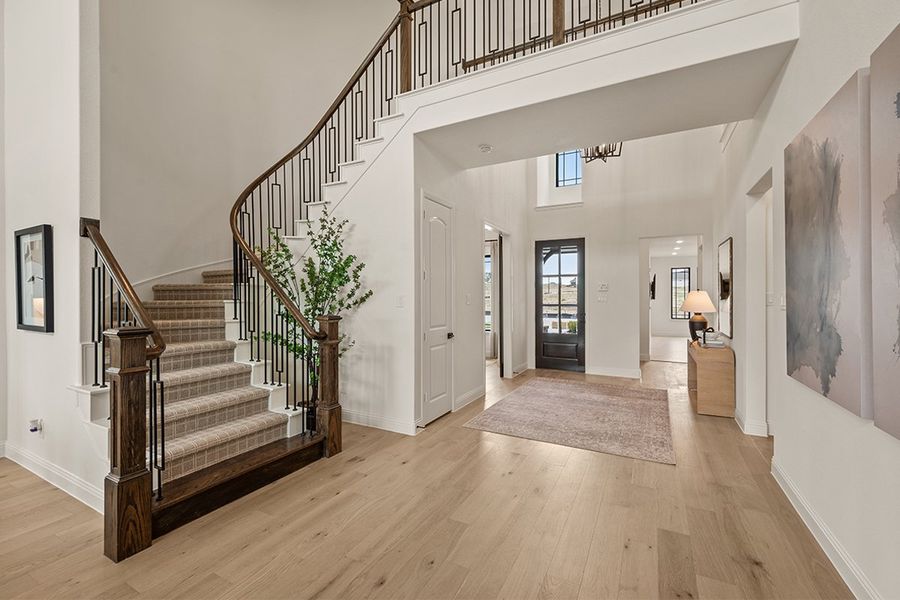 Furnished interior in a model home at Park Hills in Rockwall (Image 5). Furnished interior in a model home at Park Hills in Rockwall (Image 5).