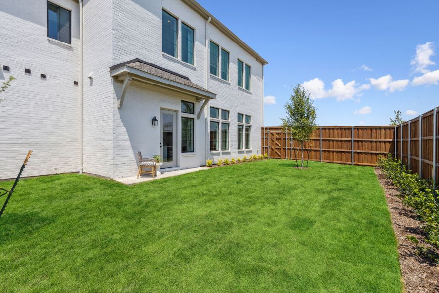 Exterior details of a home in Newman Village Townhomes, Frisco (Image 16).