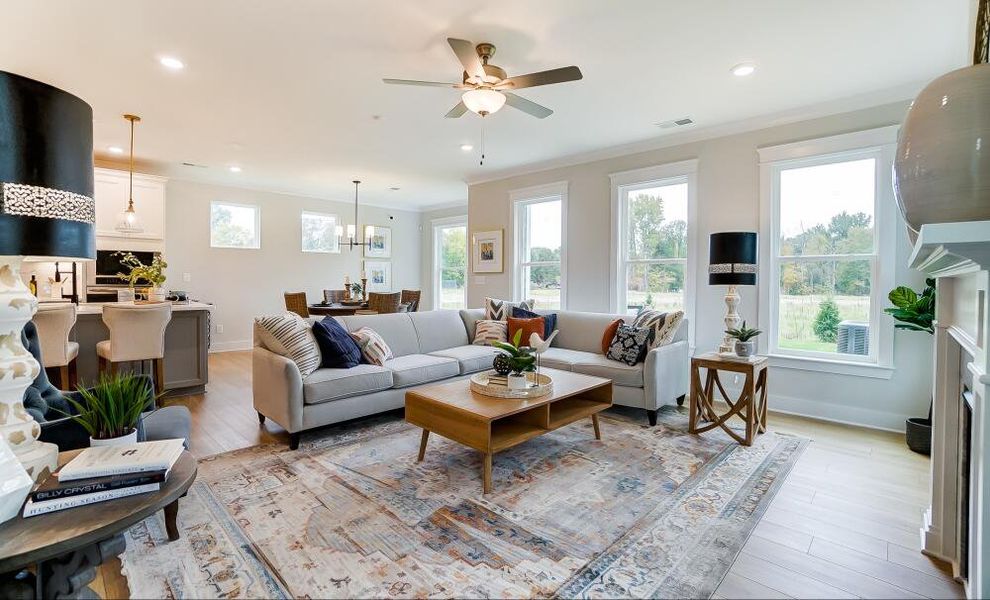 Furnished interior in a model home at Villas at Dawsonville in Dawsonville (Image 18).