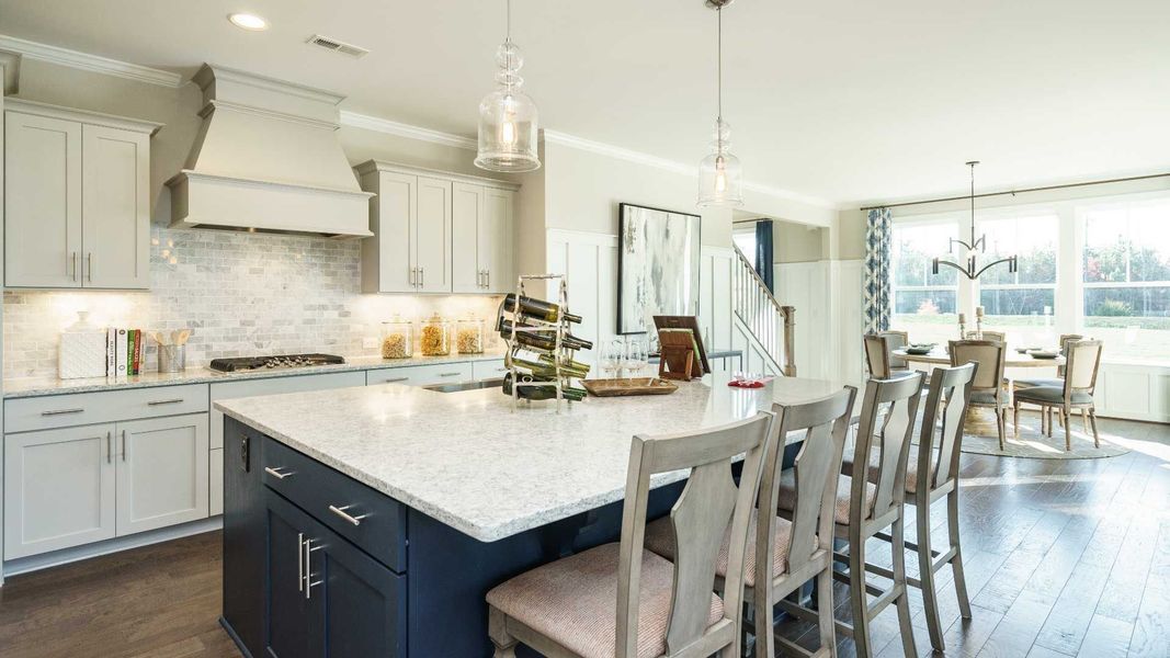 Furnished interior in a model home at The Summit at Morgan Ridge in Chapel Hill (Image 5). Furnished interior in a model home at The Summit at Morgan Ridge in Chapel Hill (Image 5).