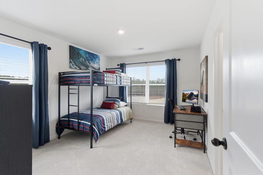 Furnished interior in a model home at Park Center Pointe in Austell (Image 17).