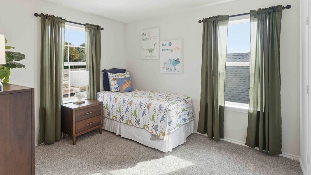 Furnished interior in a model home at Blaire Lake in Tyler (Image 30).