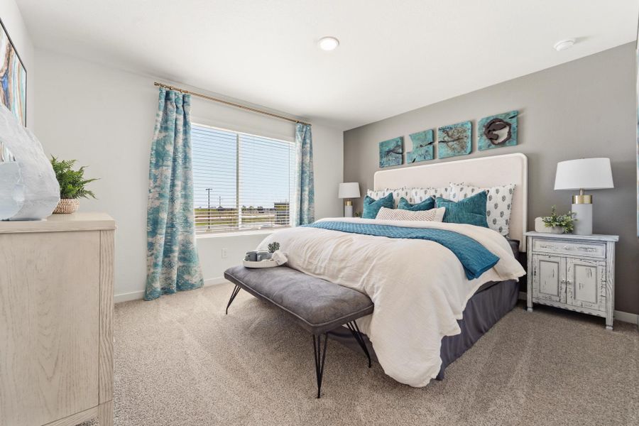 Furnished interior in a model home at Conestoga in Ault (Image 35).