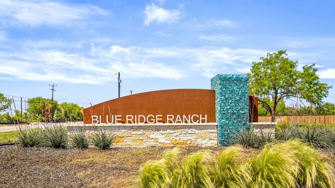 Blue Ridge Ranch Entrance Monument