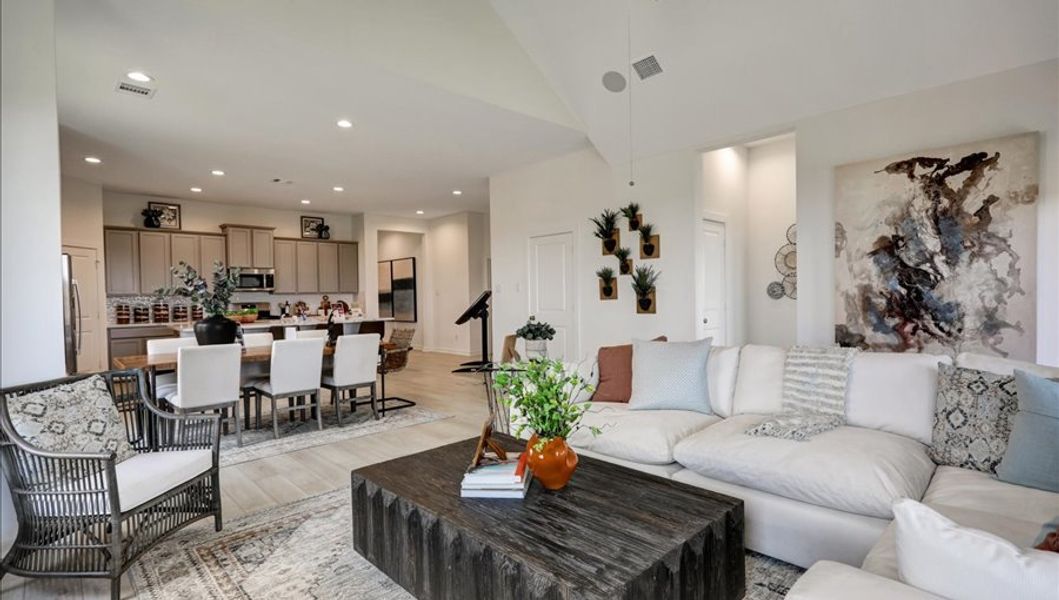 Furnished interior in a model home at Emberly  45' in Beasley (Image 24).