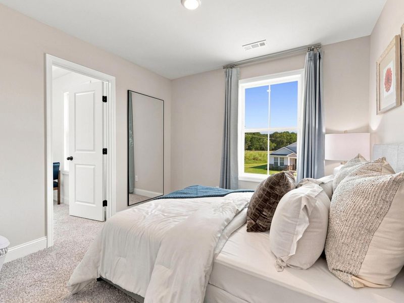 Furnished interior in a model home at Bailey Park in Fayetteville (Image 37).