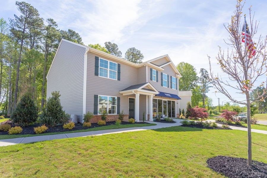 Front exterior of a home in the The Manors at Riley's Meadow community, located in Haw River, NC (Image 2). Front exterior of a home in the The Manors at Riley's Meadow community, located in Haw River, NC (Image 2).