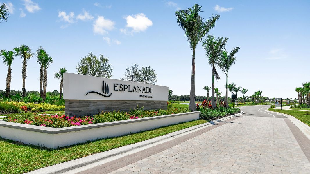 Front exterior of a home in the Esplanade at Skye Ranch community, located in Sarasota, FL (Image 23). Front exterior of a home in the Esplanade at Skye Ranch community, located in Sarasota, FL (Image 23).
