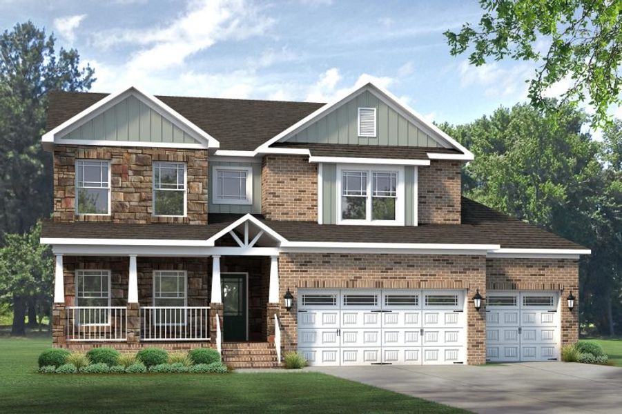 Front exterior of a home in the Northwest Meadows community, located in Stokesdale, NC (Image 15). Front exterior of a home in the Northwest Meadows community, located in Stokesdale, NC (Image 15).