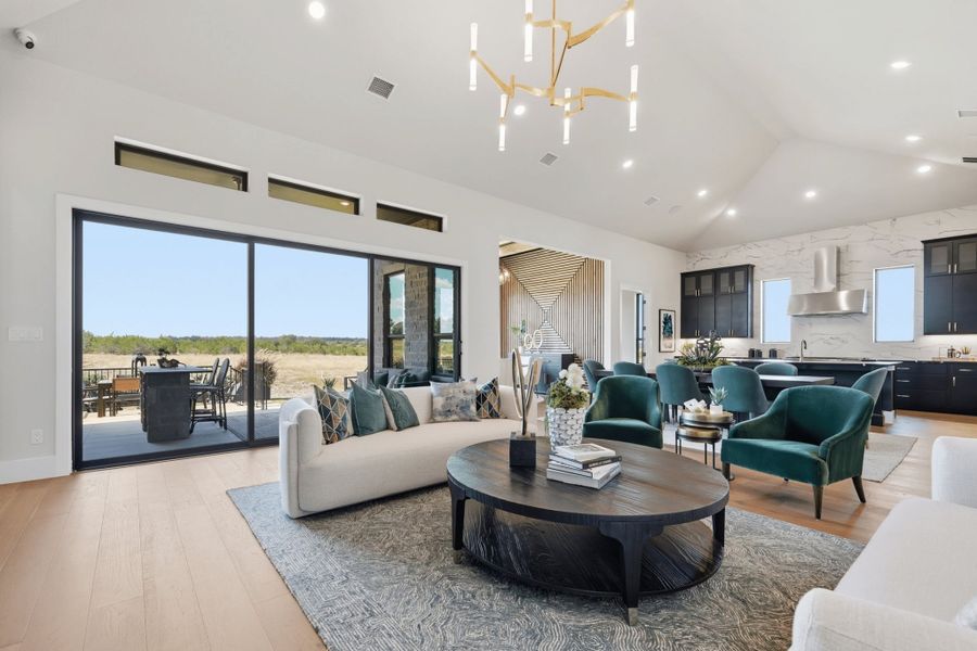 Furnished interior in a model home at Feathergrass in Florence (Image 11). Furnished interior in a model home at Feathergrass in Florence (Image 11).