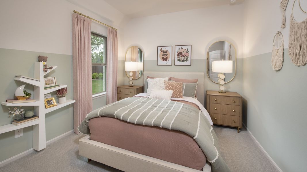 Furnished interior in a model home at Woodhavyn 40' in Magnolia (Image 9). Furnished interior in a model home at Woodhavyn 40' in Magnolia (Image 9).