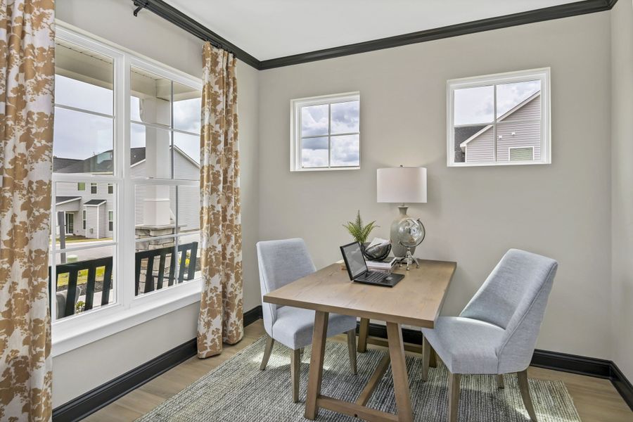 Furnished interior in a model home at Ashton Lakes in Lexington (Image 16).