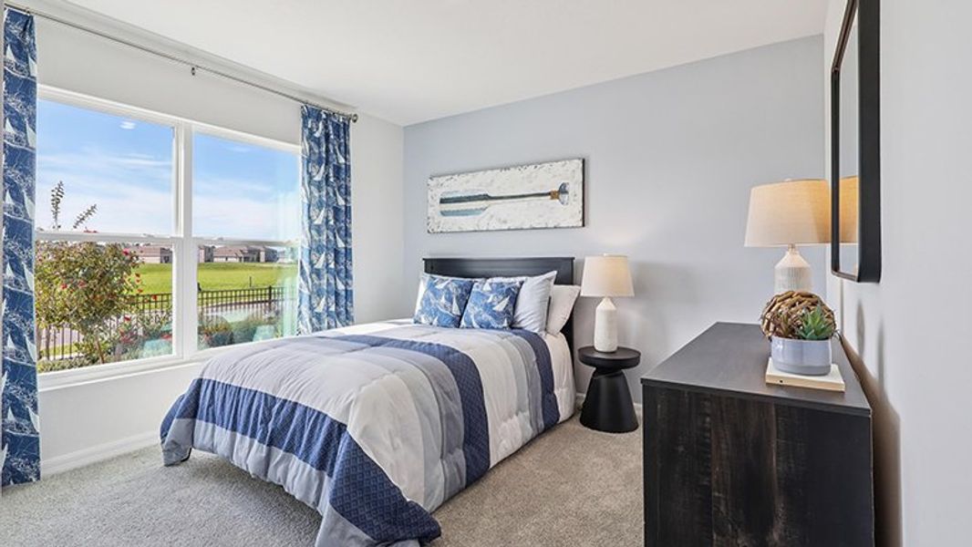 Furnished interior in a model home at Hernando County Spot Lots in Spring Hill (Image 18).