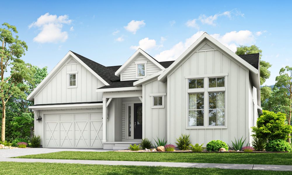 Front exterior of a home in the Jackson Creek community, located in Monument, CO (Image 4).
