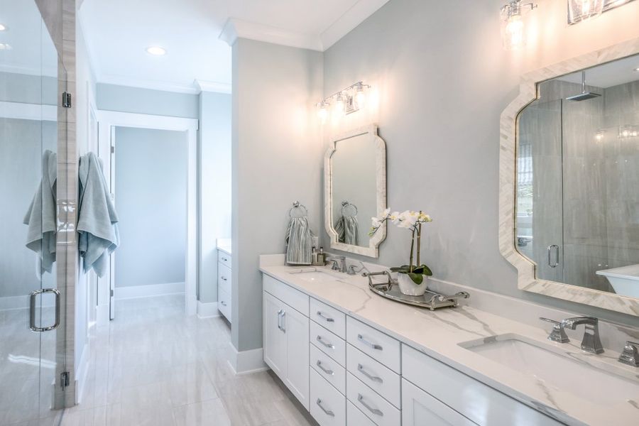 Furnished interior in a model home at Ocean Ridge in St. Augustine Beach (Image 24).