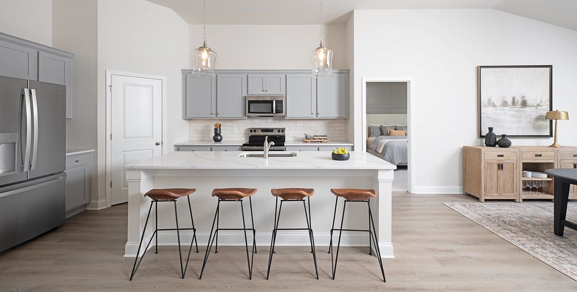 Furnished interior in a model home at Cades Bluff in Lebanon (Image 5).