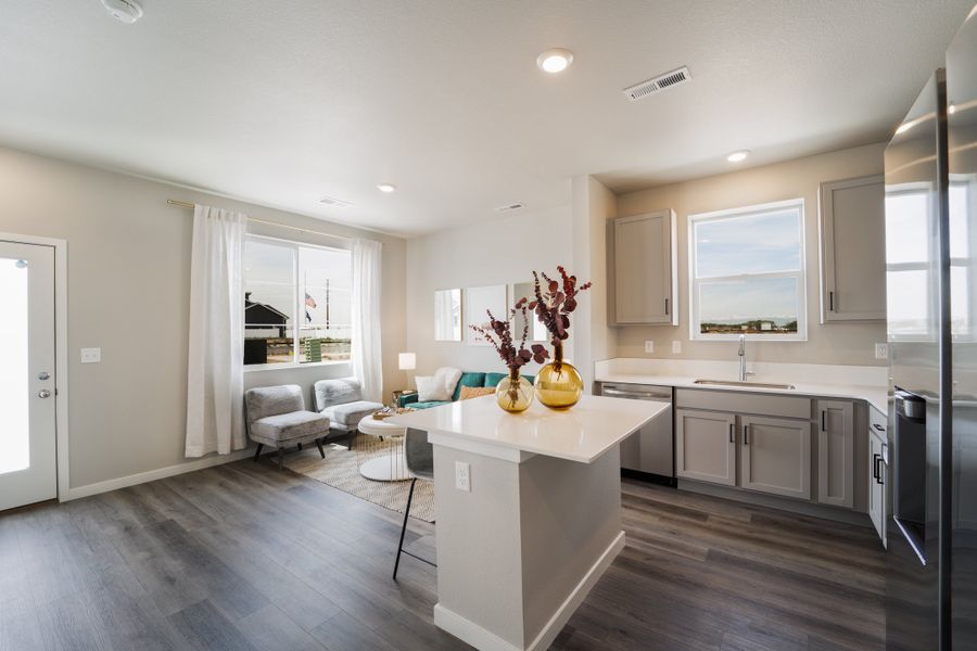 Westcliffe Model-Living Room/Kitchen View 2 Westcliffe Model-Living Room/Kitchen View 2