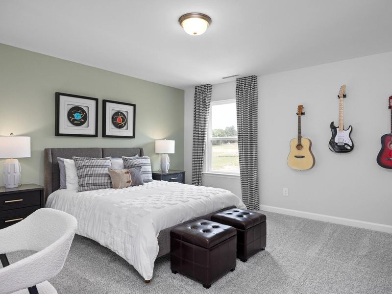 Furnished interior in a model home at Ashland in New Hill (Image 55). Furnished interior in a model home at Ashland in New Hill (Image 55).