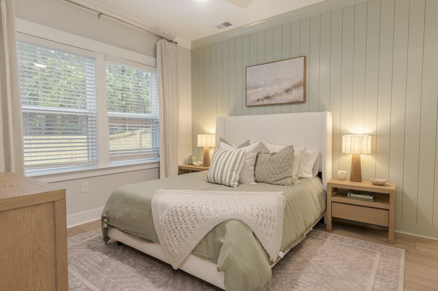 Furnished interior in a model home at Founder's Park in Summerville (Image 19).