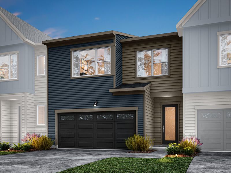 Front exterior of a home in the Summit At Homestead community, located in Chapel Hill, NC (Image 5).