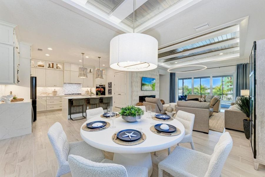 Furnished interior in a model home at Inspiration at Watercolor Place in Bradenton (Image 236).