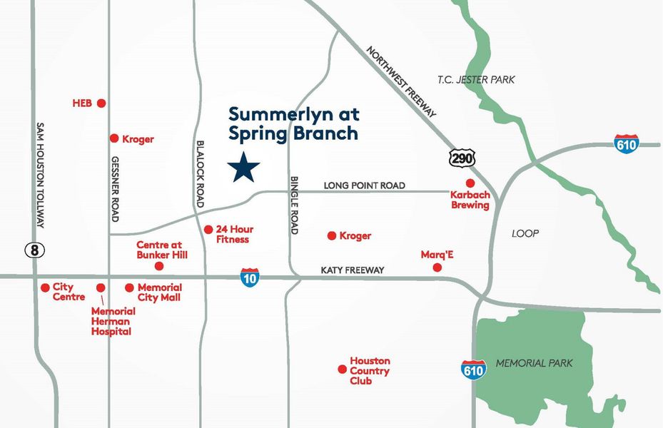 Image 12 of the Summerlyn At Spring Branch community in Houston, TX. Image 12 of the Summerlyn At Spring Branch community in Houston, TX.