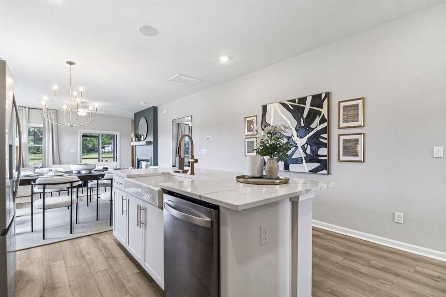 Furnished interior in a model home at Dunbar Village in Cayce (Image 15).