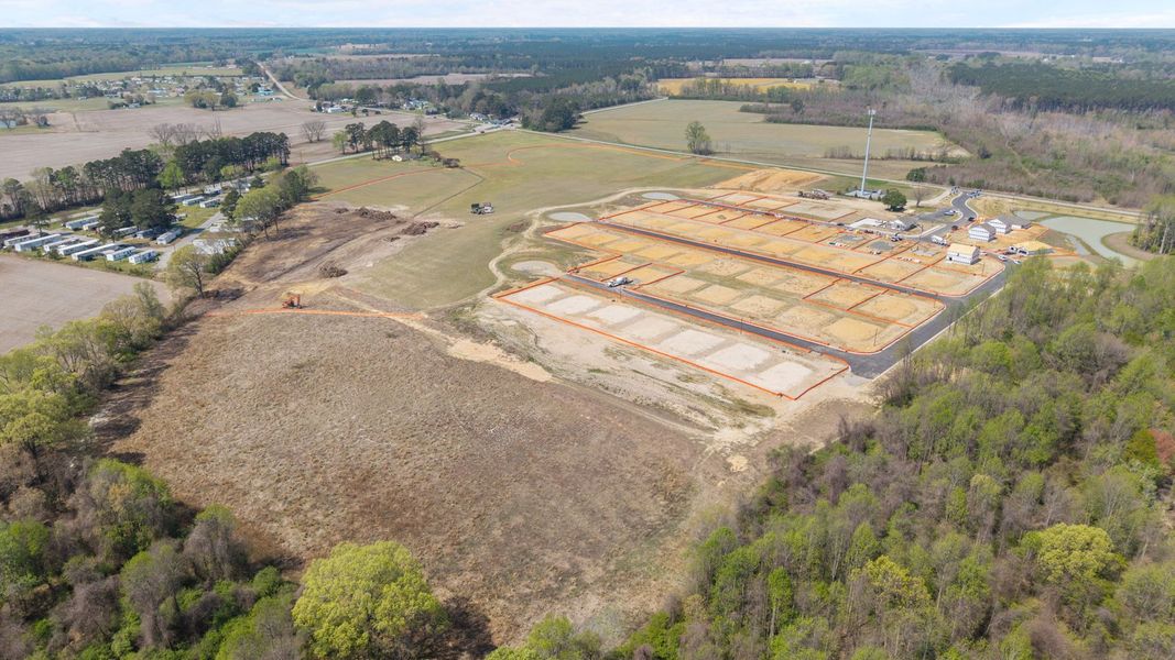 Site preparation and early development at Bynum Farms in Farmville, NC (Image 30).