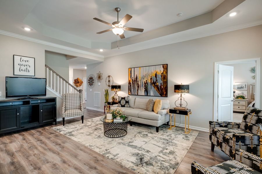 Open concept floor plans