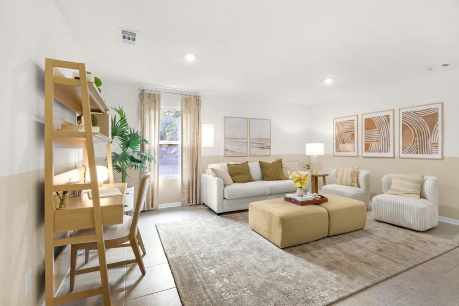 Furnished interior in a model home at Harvey Heights in Panama City (Image 20). Furnished interior in a model home at Harvey Heights in Panama City (Image 20).